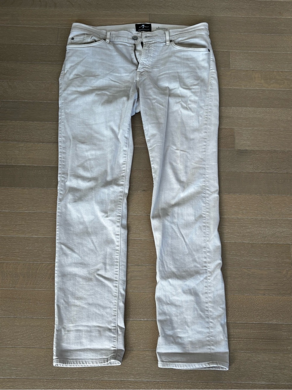 Seven For All Mankind White Slimmy Men’s Jeans